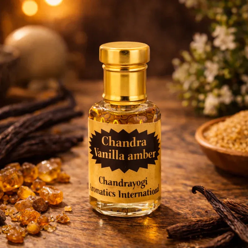 Chandra Vanilla Amber Luxury Unisex Attar