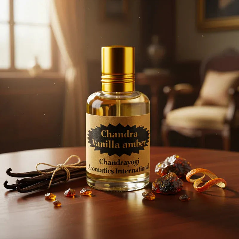 Chandra Vanilla Amber Luxury Unisex Attar